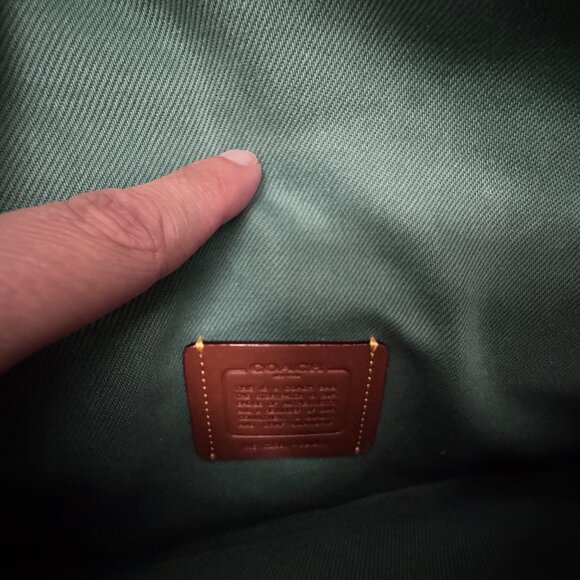 NWT COACH Quilted Tabby Ivy Silver Denim Shoulder Bag 26 - Picture 7 of 9